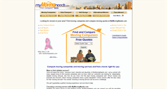 Desktop Screenshot of mymovingneeds.com